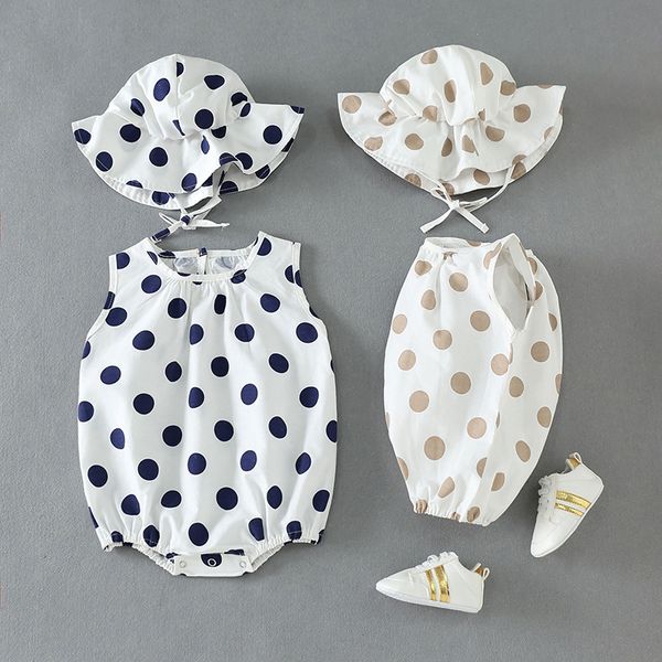 newborn baby boy clothing girl clothes summer sleevless dot printed cotton outfit romper+hat 2 pics set jumpsuit for 0-18m, White
newborn baby boy clothing girl clothes summer sleevless dot printed cotton outfit romper+hat 2 pics set jumpsuit for 0-18m, White