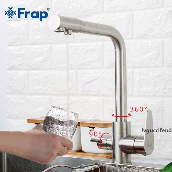 frap kitchen faucet with filtered water 304 stainless steel mixer drinking faucet kitchen sink tap torneira para cozinha f4348 t200423
frap kitchen faucet with filtered water 304 stainless steel mixer drinking faucet kitchen sink tap torneira para cozinha f4348 t200423