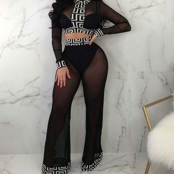 women two-piece outfits long sleeve crop wide leg pants casual style size s-xl, Gray
women two-piece outfits long sleeve crop wide leg pants casual style size s-xl, Gray