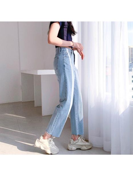 yocalor 2020 women jeans casual straight high waist trousers pants for ladies grils ankle length, Blue
yocalor 2020 women jeans casual straight high waist trousers pants for ladies grils ankle length, Blue
