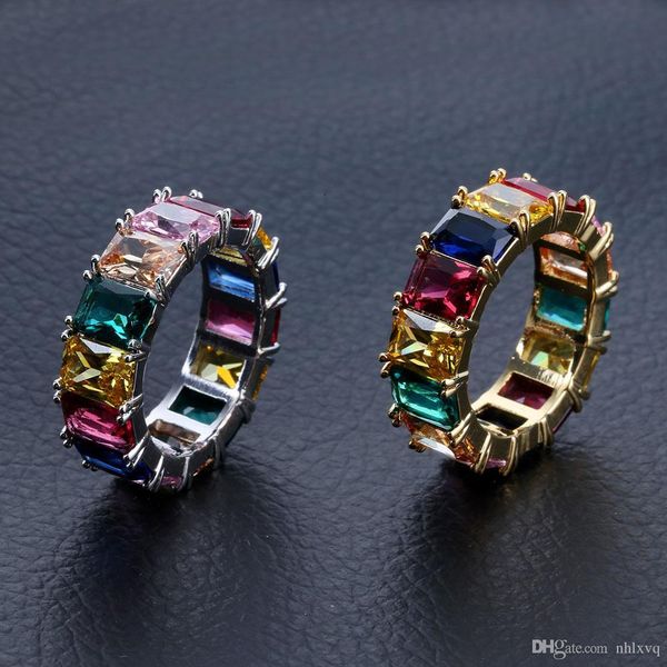 18k золото белое золото multicolor cz цирконий теннис rings алмазный hip hop rock rapper ювелирные подарки для мужчин женщин 8мм размер 7-11, Golden;silver
18k золото белое золото multicolor cz цирконий теннис rings алмазный hip hop rock rapper ювелирные подарки для мужчин женщин 8мм размер 7-11, Golden;silver