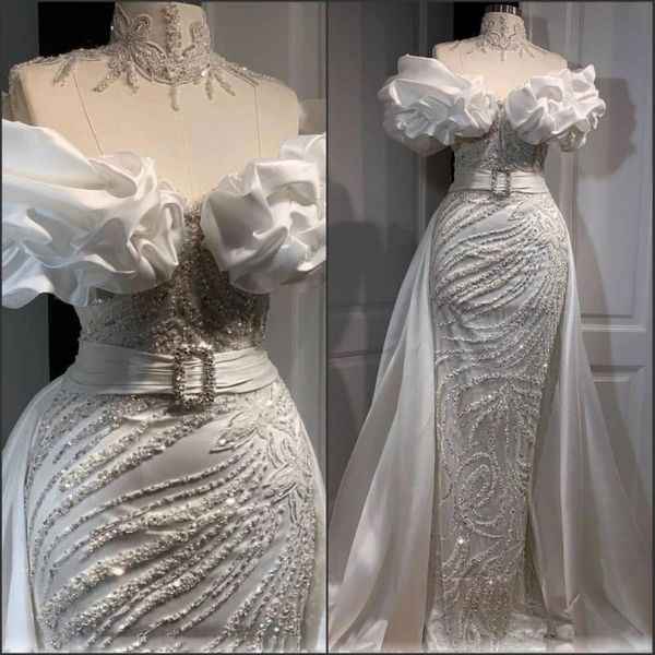 stunning overskirts ball gown prom dresses luxury beading off shoulder long evening dress turkey arabic formal gown plus size, White;black
stunning overskirts ball gown prom dresses luxury beading off shoulder long evening dress turkey arabic formal gown plus size, White;black