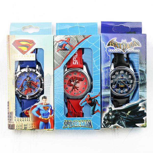 childrens cartoon spiderman kids watch batman supreman child watch boys leather strap quartz watch with box reloj nino boy gift
childrens cartoon spiderman kids watch batman supreman child watch boys leather strap quartz watch with box reloj nino boy gift