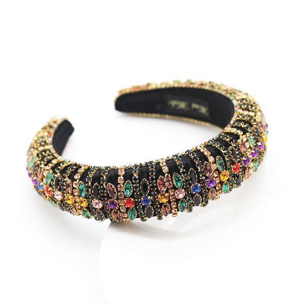 hair accessories baroque colorful crystal headbands thick padded hairband woman party dance, Slivery;white
hair accessories baroque colorful crystal headbands thick padded hairband woman party dance, Slivery;white