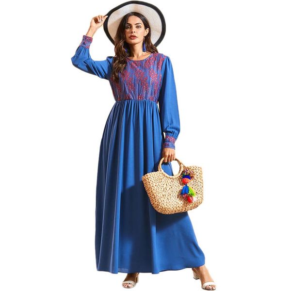 ethnic clothing boho muslim women long dress arab jilbab abaya plus size caftan lace patchwork islamic maxi robe o-neck sleeve fashion, Red
ethnic clothing boho muslim women long dress arab jilbab abaya plus size caftan lace patchwork islamic maxi robe o-neck sleeve fashion, Red