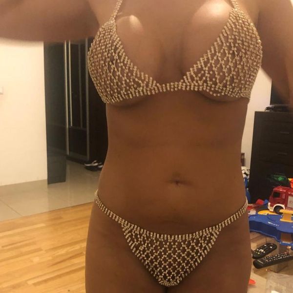 stonefans body chains bra and thong for women party set rhinestone charm hollow body jewellery special gift for her t200507, Slivery;golden
stonefans body chains bra and thong for women party set rhinestone charm hollow body jewellery special gift for her t200507, Slivery;golden