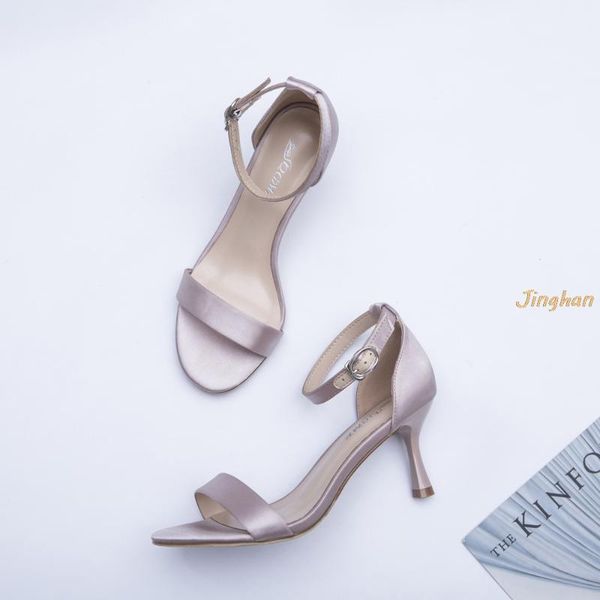 summer women ankle strap high pump real silk buckle strap thin heel solid color high heels sandals women fashion pumps shoes, Black
summer women ankle strap high pump real silk buckle strap thin heel solid color high heels sandals women fashion pumps shoes, Black