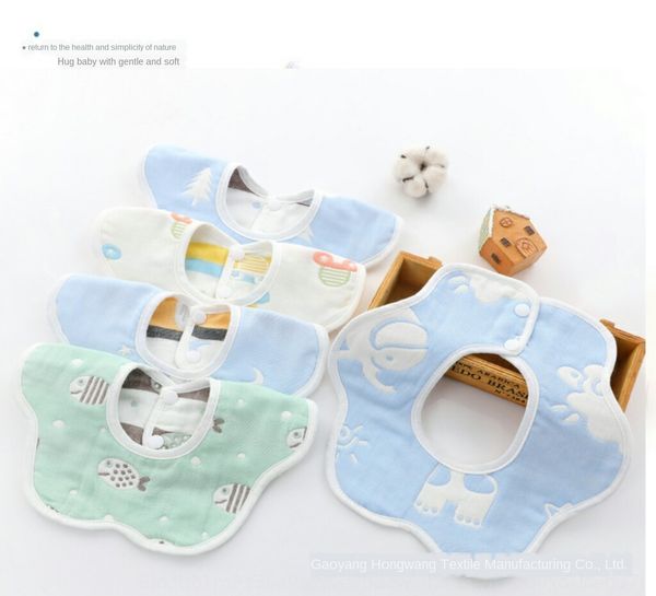 six-layer gauze petal bib saliva towel pure cotton saliva towel waterproof 360-degree rotatable double hidden
six-layer gauze petal bib saliva towel pure cotton saliva towel waterproof 360-degree rotatable double hidden