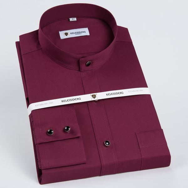 men's dress shirts banded collar(mandarin collar) solid single patch pocket standard-fit long sleeve casual blouse cotton shirt, White;black
men's dress shirts banded collar(mandarin collar) solid single patch pocket standard-fit long sleeve casual blouse cotton shirt, White;black