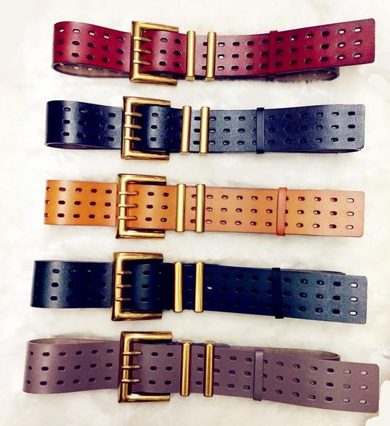 women eyelet belt fashion 2020 luxury designer gold sqaure big buckle belt belts leather belts black brown red white t200427
women eyelet belt fashion 2020 luxury designer gold sqaure big buckle belt belts leather belts black brown red white t200427