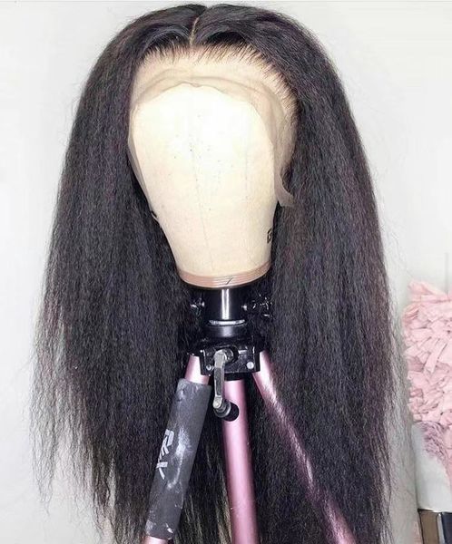 satai kinky straight wig 13x6 lace front wig 150 density brazilian remy human hair wigs 360 lace frontal wig, Black
satai kinky straight wig 13x6 lace front wig 150 density brazilian remy human hair wigs 360 lace frontal wig, Black