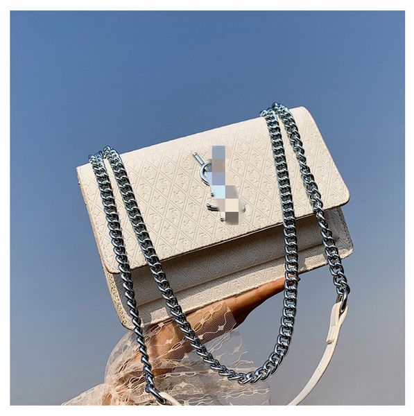 chic2020 messenger chic2020 small square messenger bag small square bag, White