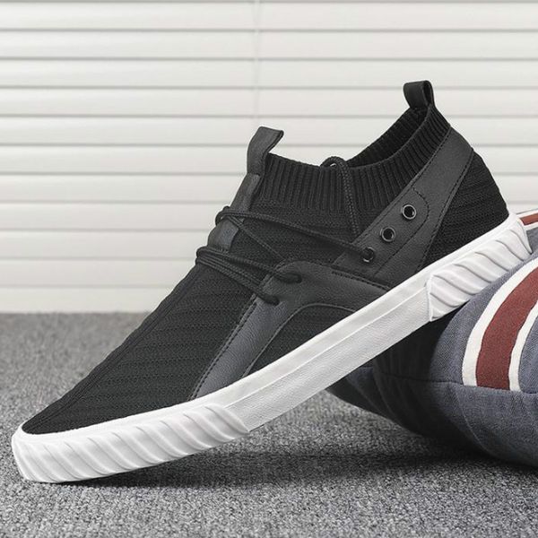 2020 new korean fashion men's casual shoes breathable spring summer mesh all-match sneakers soft sole lazy light loafer shoes, Black
2020 new korean fashion men's casual shoes breathable spring summer mesh all-match sneakers soft sole lazy light loafer shoes, Black