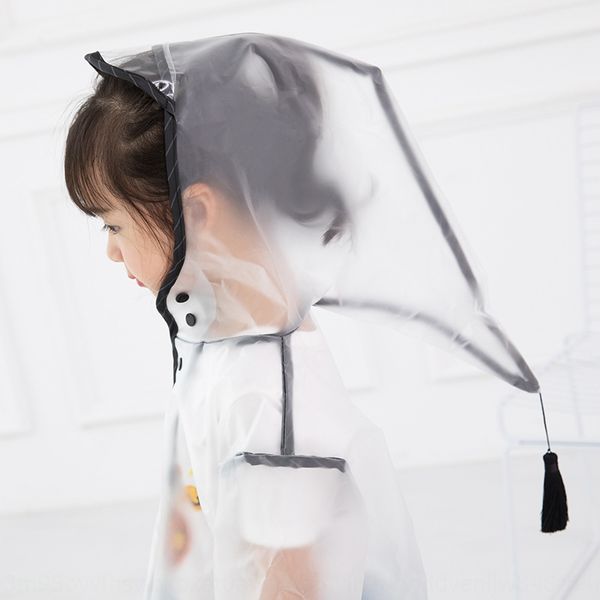 ins tiktok children's raincoat hooded tassel transparent raincoat eva poncho pointed large cloak cloak brim boys and girls, Black
ins tiktok children's raincoat hooded tassel transparent raincoat eva poncho pointed large cloak cloak brim boys and girls, Black