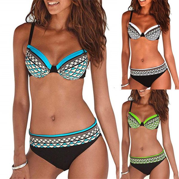 bikini 2020 new swimwear women swimsuit solid bathing suit plus size push up biquinis summer beach wear swim, White;black
bikini 2020 new swimwear women swimsuit solid bathing suit plus size push up biquinis summer beach wear swim, White;black
