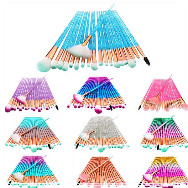 diamond makeup brushes 20pcs set powder brush kits face and eye brush puff batch colorful brushes foundation brushes beauty makeup tools dhl
diamond makeup brushes 20pcs set powder brush kits face and eye brush puff batch colorful brushes foundation brushes beauty makeup tools dhl