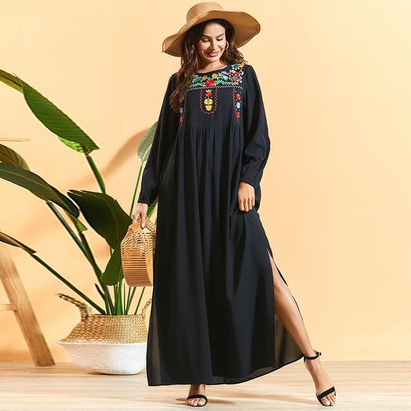 vestidos de verano plus size black embroidery long maxi dress sukienka women beach dress elbise summer dresses strand jurkjes
vestidos de verano plus size black embroidery long maxi dress sukienka women beach dress elbise summer dresses strand jurkjes