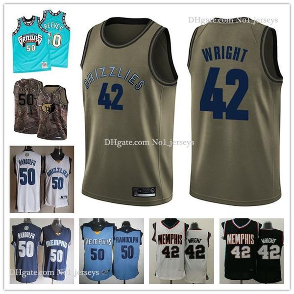 custom men's women memphis grizzlies 42 lorenzen wright 50 bryant reeves grey green throwback basketball edition nba je, Black
custom men's women memphis grizzlies 42 lorenzen wright 50 bryant reeves grey green throwback basketball edition nba je, Black