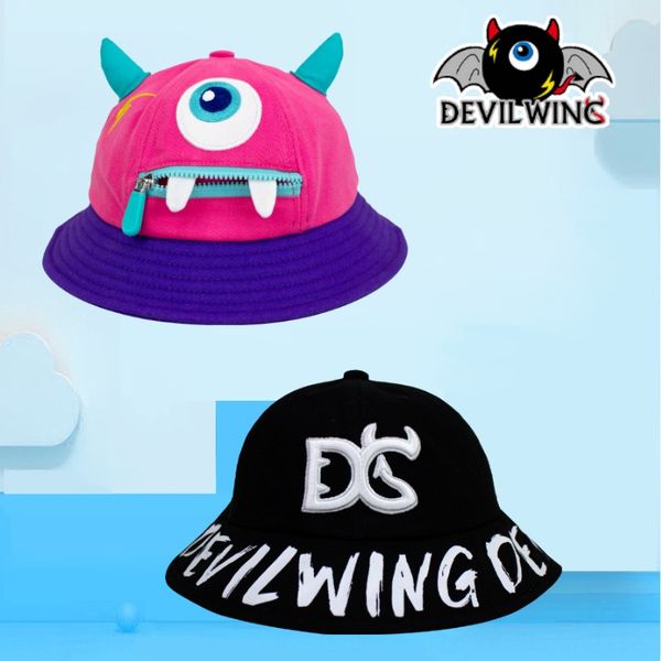 korean devil wing children's fisherman bucket bucket fisherman autumn children's sun hat small devil tide brand cute hat, Yellow
korean devil wing children's fisherman bucket bucket fisherman autumn children's sun hat small devil tide brand cute hat, Yellow