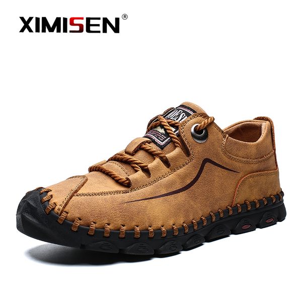 ximisen classic men casual shoes lace-up men shoes quality split leather flats moccasins plus size, Black
ximisen classic men casual shoes lace-up men shoes quality split leather flats moccasins plus size, Black