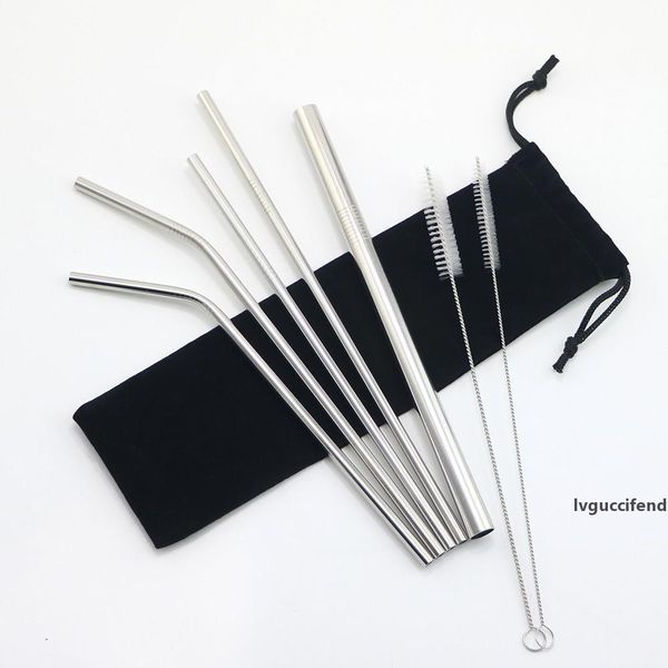 set 7 304 stainless steel metal straws with cleaning brush for 20oz 30oz drinking cups travel mug widen straws 7 colors
set 7 304 stainless steel metal straws with cleaning brush for 20oz 30oz drinking cups travel mug widen straws 7 colors
