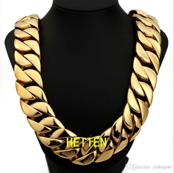luxury men's 316l stainless steel heiten 31mm wide 28" inches hip hop cuban gold chain fashion heiten jewelry( 28" *3.1cm/980, Silver
luxury men's 316l stainless steel heiten 31mm wide 28" inches hip hop cuban gold chain fashion heiten jewelry( 28" *3.1cm/980, Silver