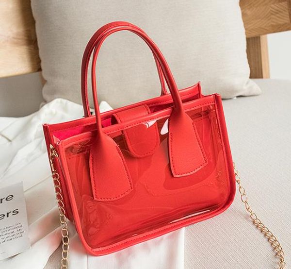 Designer Jelly Mother-child Transparent Bag 2020 Summer New Handbag Shoulder Bag Ready To Ship
Designer Jelly Mother-child Transparent Bag 2020 Summer New Handbag Shoulder Bag Ready To Ship