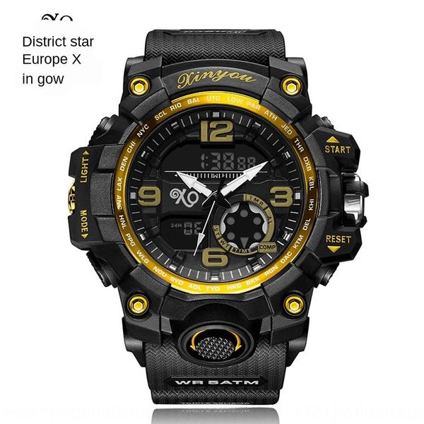 daeak xingou xo student sports fashion waterproof couple table electronic couple table double pointer multifunctional electronic watch men&#, Blue
daeak xingou xo student sports fashion waterproof couple table electronic couple table double pointer multifunctional electronic watch men&#, Blue