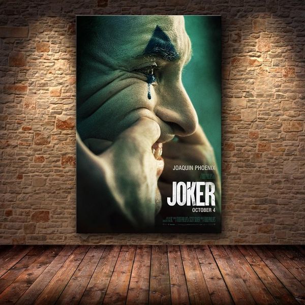 the joker movie poster dc comic wall art canvas oil painting joaquin phoenix poster prints wall pictures for living room home decor
the joker movie poster dc comic wall art canvas oil painting joaquin phoenix poster prints wall pictures for living room home decor