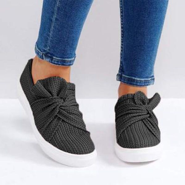 butterfly knot women sneakers casual shoes weave knitted sneaker canvas female slip-on leisure spring/autumn flat ladies shoes, Black
butterfly knot women sneakers casual shoes weave knitted sneaker canvas female slip-on leisure spring/autumn flat ladies shoes, Black