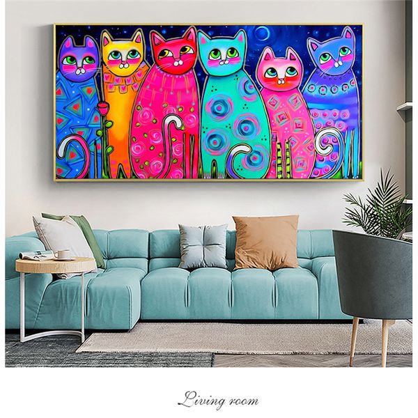 colorful cats canvas paintings for kids room wall posters and prints pop art decorative canvas prints cuadros picture home decor
colorful cats canvas paintings for kids room wall posters and prints pop art decorative canvas prints cuadros picture home decor