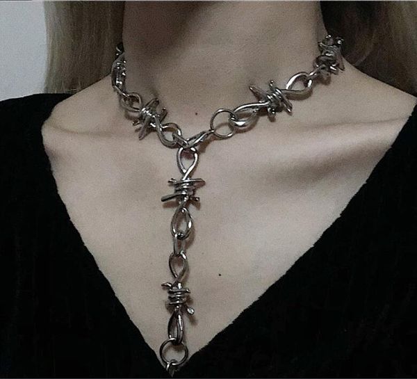 soins punk style gun black color thorn normcore women man choker necklace jumping di jewelry clavicle chain, Silver
soins punk style gun black color thorn normcore women man choker necklace jumping di jewelry clavicle chain, Silver