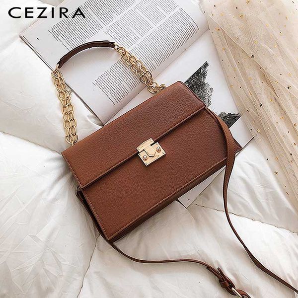 cezira women luxury design pu leather shoulder bag metal chain flap lock handbags ladies fashion vegan crossbody messenger purse
cezira women luxury design pu leather shoulder bag metal chain flap lock handbags ladies fashion vegan crossbody messenger purse