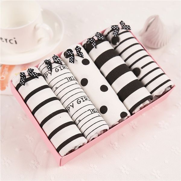women's underwear boxed cotton comfortable underwear shorts butterfly shorts black and white bow large size 5 pieces women's breif, Black;white
women's underwear boxed cotton comfortable underwear shorts butterfly shorts black and white bow large size 5 pieces women's breif, Black;white