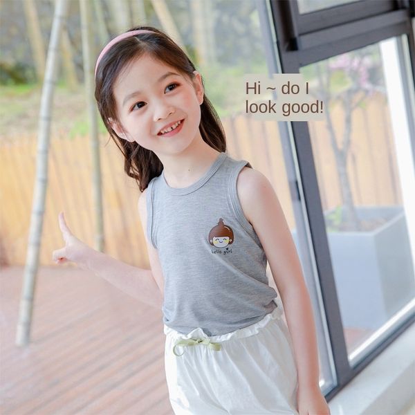 children's clothing vest children's wear summer of 2020 new korean cute cartoon printing model cotton sleeveless girl's vest, Blue
children's clothing vest children's wear summer of 2020 new korean cute cartoon printing model cotton sleeveless girl's vest, Blue