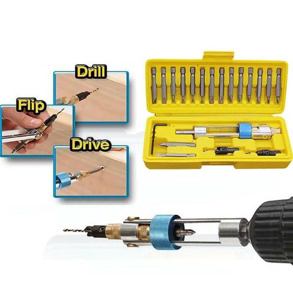 20 piece set high speed steel countersunk head bit screwdriver screwdriver conversion double hold quick change half time drill
20 piece set high speed steel countersunk head bit screwdriver screwdriver conversion double hold quick change half time drill
