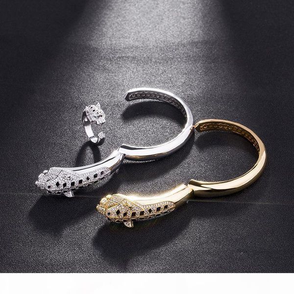 leopard bracelets for women 18k gold plated hiphop jewelry bling cubic zirconia wedding bangle brand designer bracelet ing, Black
leopard bracelets for women 18k gold plated hiphop jewelry bling cubic zirconia wedding bangle brand designer bracelet ing, Black
