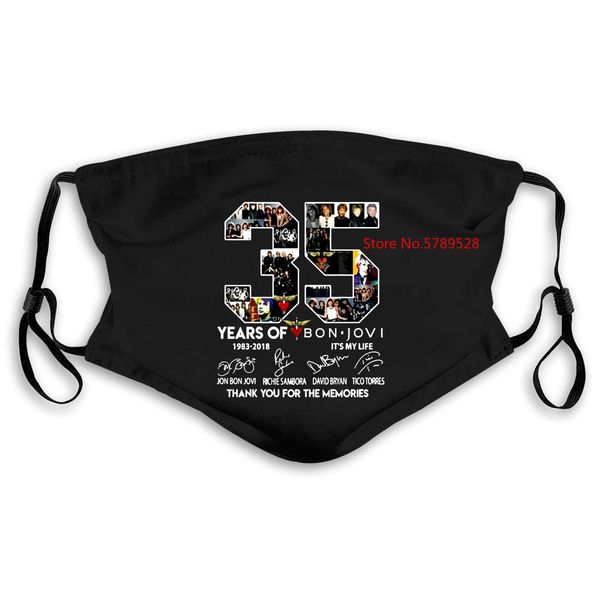 35 years of bon jovi thank you for the memorie5th anniversary boy men mask women kids pm25 kygxj
35 years of bon jovi thank you for the memorie5th anniversary boy men mask women kids pm25 kygxj