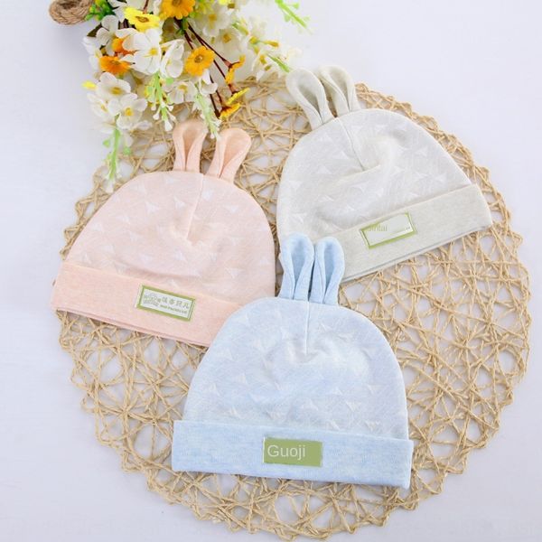 newborn hat pure cotton 0-6 months breathable jacquard rabbit cap tu er baby hat ear summer and autumn cotton baby cap, Blue;gray
newborn hat pure cotton 0-6 months breathable jacquard rabbit cap tu er baby hat ear summer and autumn cotton baby cap, Blue;gray