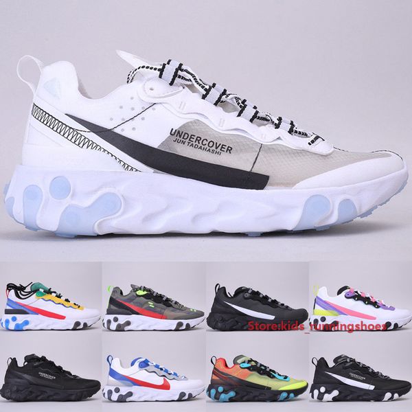 react element 87/55 running shoes fashion designer undercover white triple black volt racer pink game royal women men sneakers size 36-45
react element 87/55 running shoes fashion designer undercover white triple black volt racer pink game royal women men sneakers size 36-45