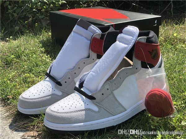 2020 est air 1 high og light smoke grey 1s white black varsity red mens basketball shoes outdoor sneakers with original box 555088-126
2020 est air 1 high og light smoke grey 1s white black varsity red mens basketball shoes outdoor sneakers with original box 555088-126