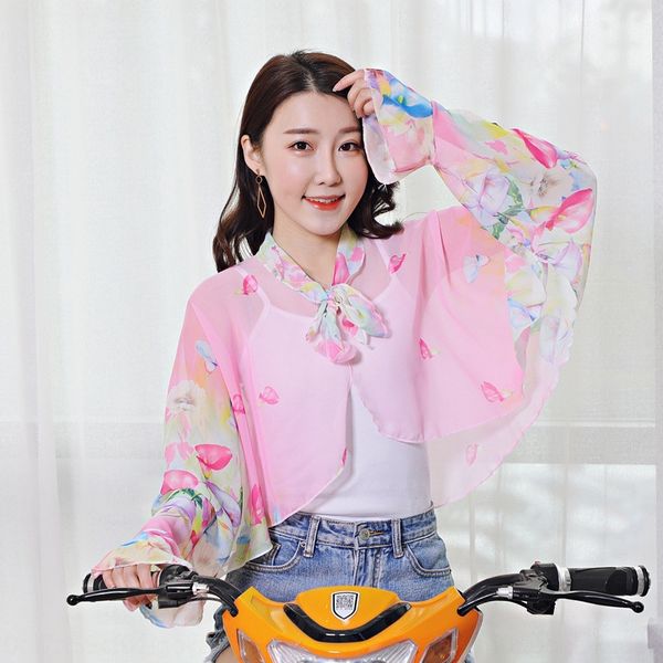 new bicycle scarf bicycle ladies sunscreen chiffon scarf all-match solid color long sleeve shawl cycling sunshade cardigan, Blue;gray
new bicycle scarf bicycle ladies sunscreen chiffon scarf all-match solid color long sleeve shawl cycling sunshade cardigan, Blue;gray