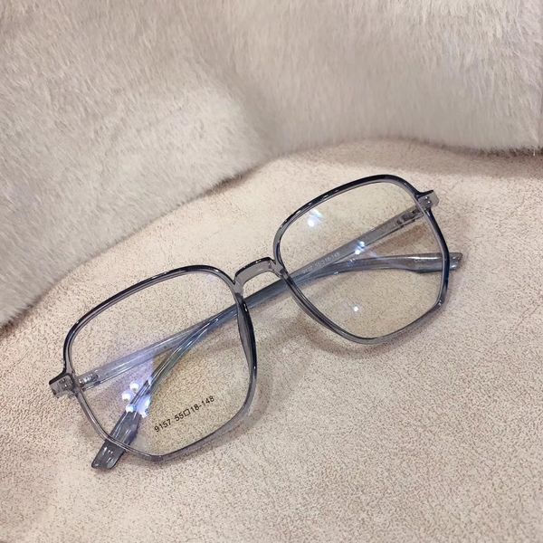 net red irregular glasses large glasses frame jelly color super large frame polygon 9157, Silver
net red irregular glasses large glasses frame jelly color super large frame polygon 9157, Silver