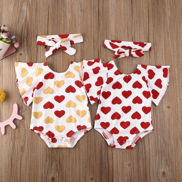 summer cute newborn baby girl valentine's day clothes short sleeves heart bodysuit jumpsuit headband clothing, Blue
summer cute newborn baby girl valentine's day clothes short sleeves heart bodysuit jumpsuit headband clothing, Blue
