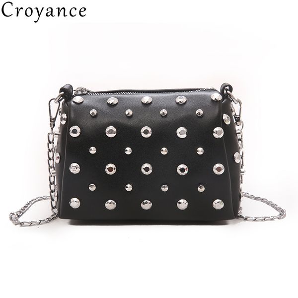 croyance 2020 fashion small women bag leather handbags pu shoulder bag rivet flap chains crossbody messenger bags purse
croyance 2020 fashion small women bag leather handbags pu shoulder bag rivet flap chains crossbody messenger bags purse