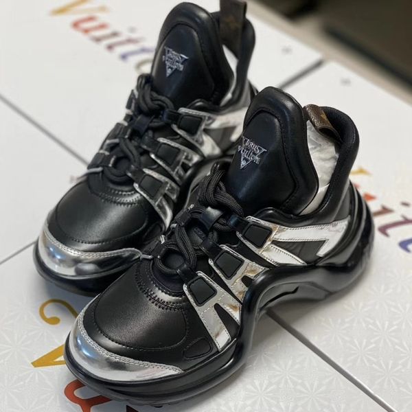 2020 d9 men and women clunky sneakers lace-up fashion casual men's shoes leather designer luxury women's shoes, Black
2020 d9 men and women clunky sneakers lace-up fashion casual men's shoes leather designer luxury women's shoes, Black
