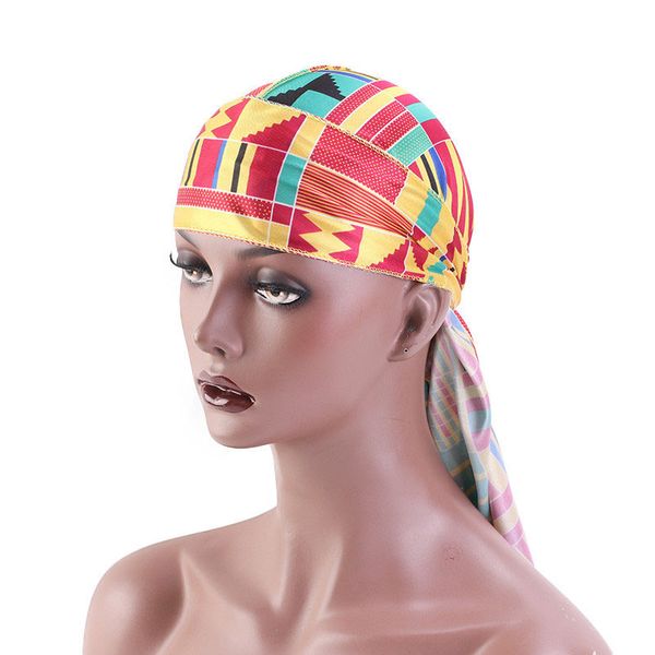 new mens african pattern print silky long tail cap waves hat fashion accessories ing, Blue;gray
new mens african pattern print silky long tail cap waves hat fashion accessories ing, Blue;gray