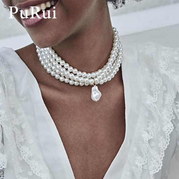 purui multi strand imitation pearl choker necklace collar pearl beads pendant necklace statement for women jewelry gift, Golden;silver
purui multi strand imitation pearl choker necklace collar pearl beads pendant necklace statement for women jewelry gift, Golden;silver