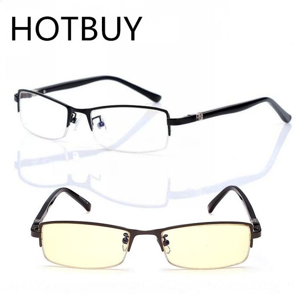new fashion casual style glasses myopia men's and women's half-frame goggles anti-yellow radiation plain glasses, Silver
new fashion casual style glasses myopia men's and women's half-frame goggles anti-yellow radiation plain glasses, Silver