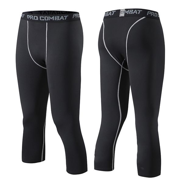 running pants compression sports leggings tights men bodybuilding gym fitness man 3/4 sportswear, Black;blue
running pants compression sports leggings tights men bodybuilding gym fitness man 3/4 sportswear, Black;blue